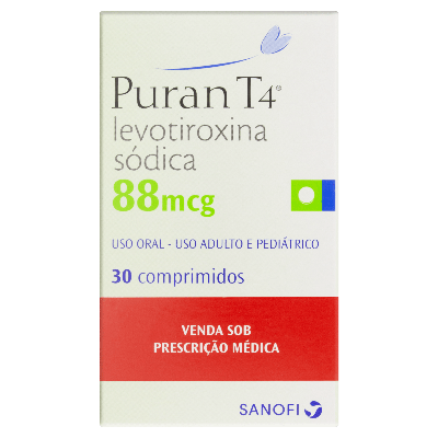 Puran T4 88Mcg Sanofi 30 Comprimidos