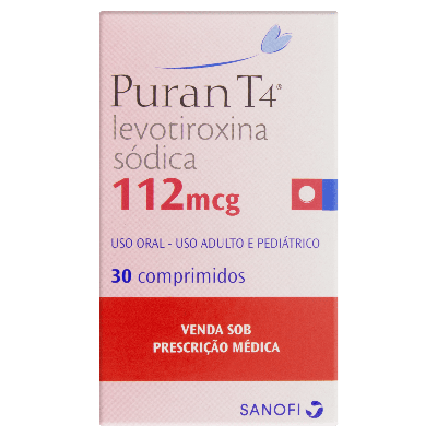 Puran T4 112Mcg Sanofi 30 Comprimidos