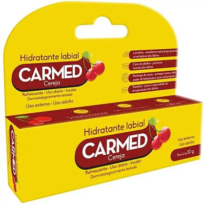 Carmed Cereja Hidratante Labial Bisnaga 10G
