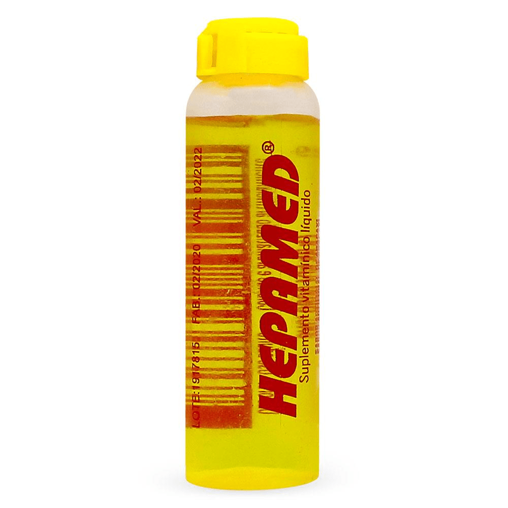 Suplemento Vitamínico Sabor Abacaxi Hepamed 10Ml