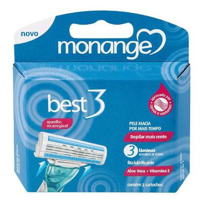 Carga Depilação Monange Best 3 C/3Laminas