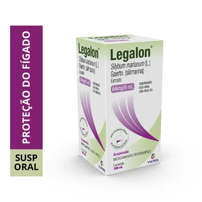 Legalon 64mg/5ml 100mlde suspensão de uso oral - MYLAN