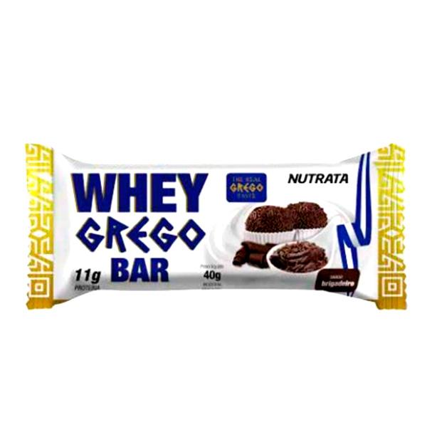 Barra Whey Grego Sabor Brigadeiro 40G