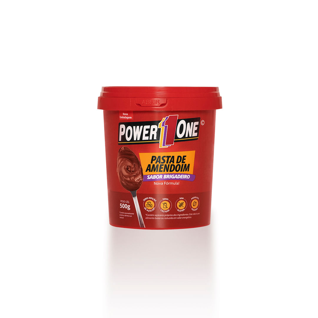 Pasta Amendoim Power One Brigadeiro Proteico 500G