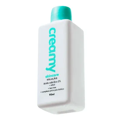 Tônico Antiacne Esfoliante Ácido Salicílico 90ml - CREAMY