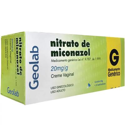 Nitrato de Miconazol Creme Vaginal 20mg/g 80g - GEOLAB