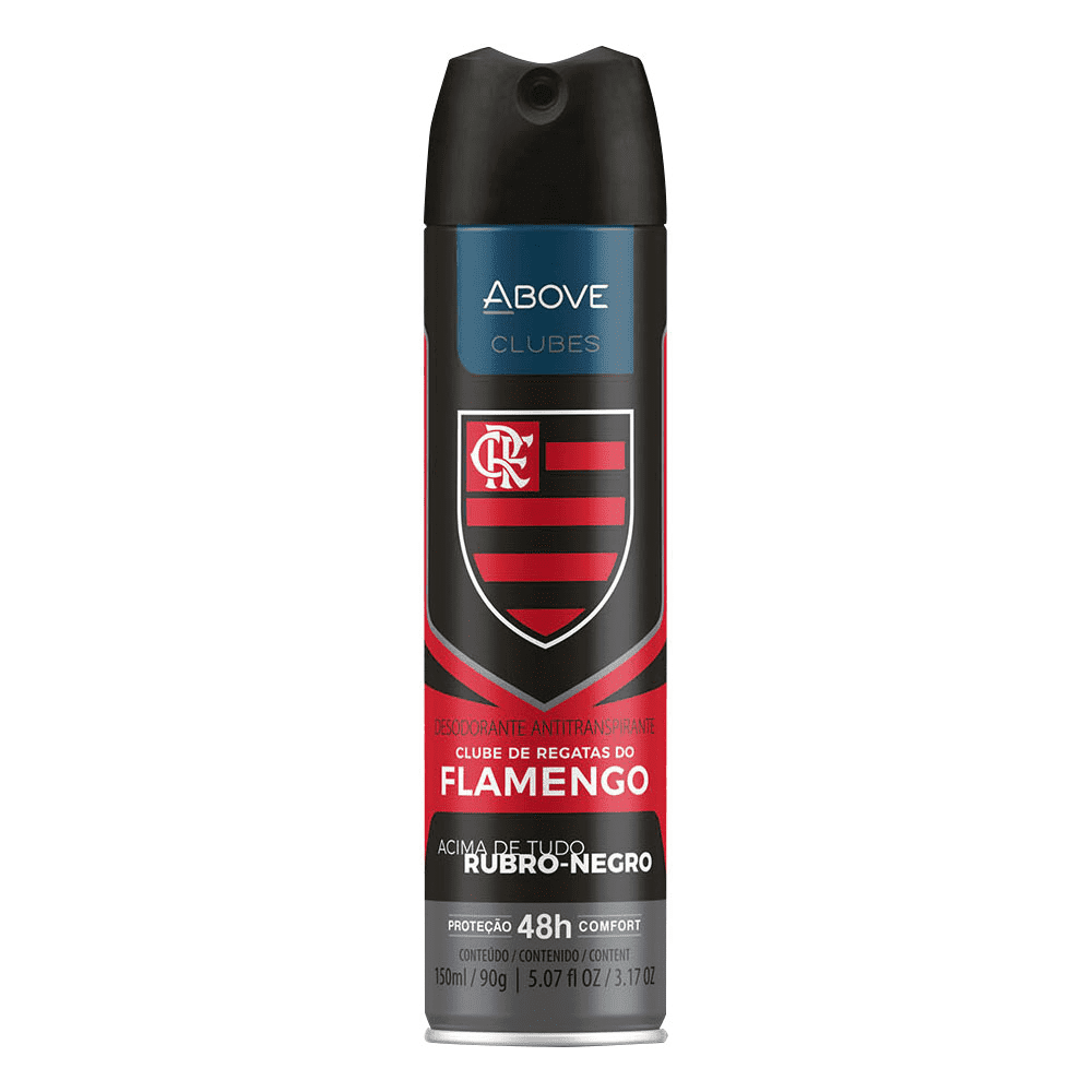 Desodorante Aerosol Above Clubes Flamengo 150ml