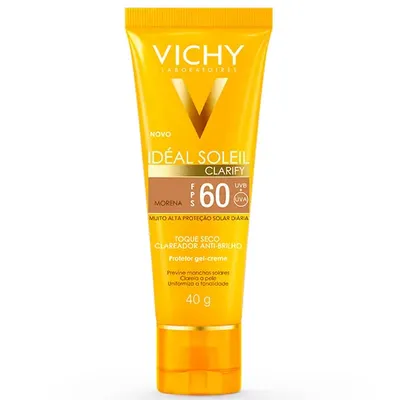 Protetor Solar Facial Vichy Soleil Clarify Morena 40G