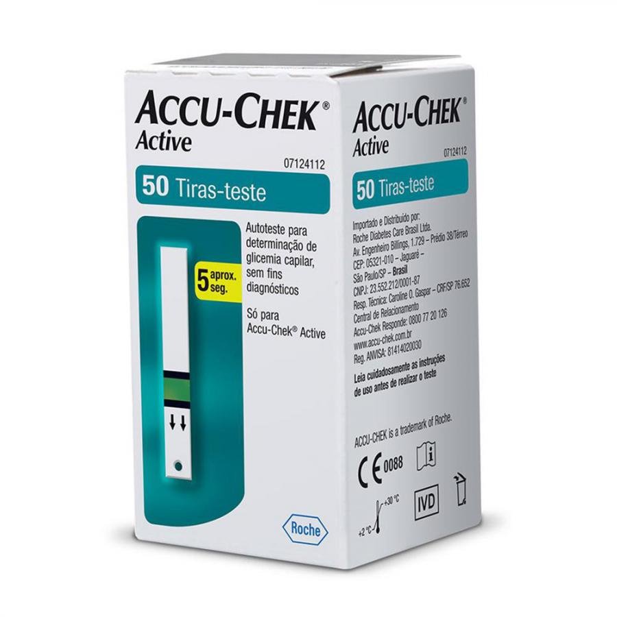 Tiras Teste Accu-Chek Active 50 Unidades