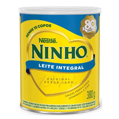 Leite Em Pó Integral Ninho 380G