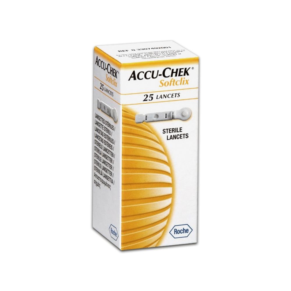 Lancetas Accu-chek SoftClix Com 25 Unidades