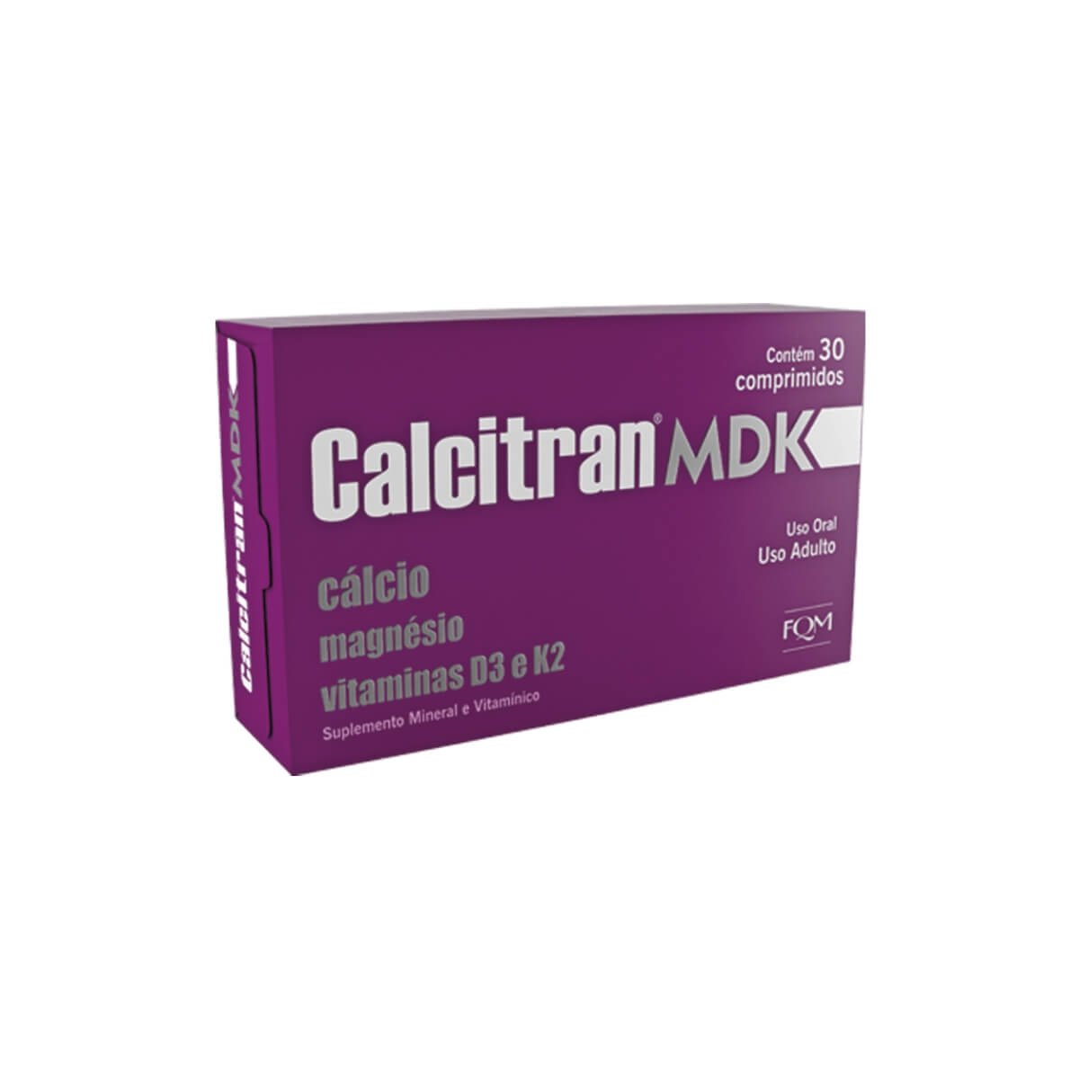 Calcitran Mdk Divcom Com 30 Comprimidos