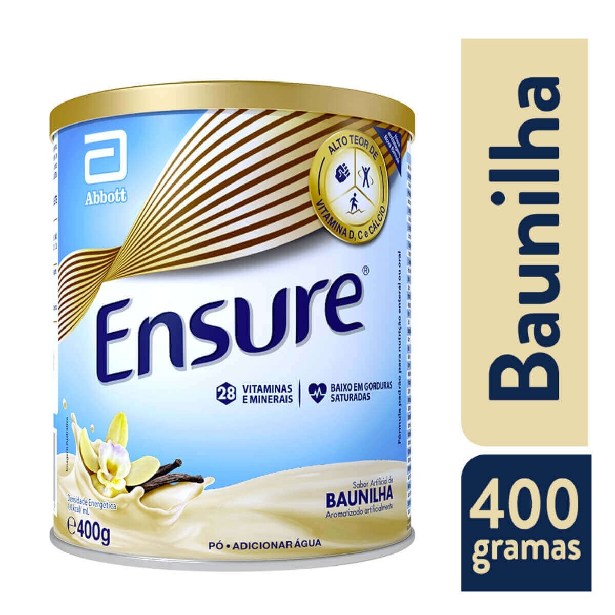 ENSURE PO C/FOS BAUNILHA 400G(PBM)(ABT)