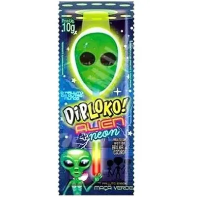 PIRULITO DIP LOKO ALIEN NEON 10G
