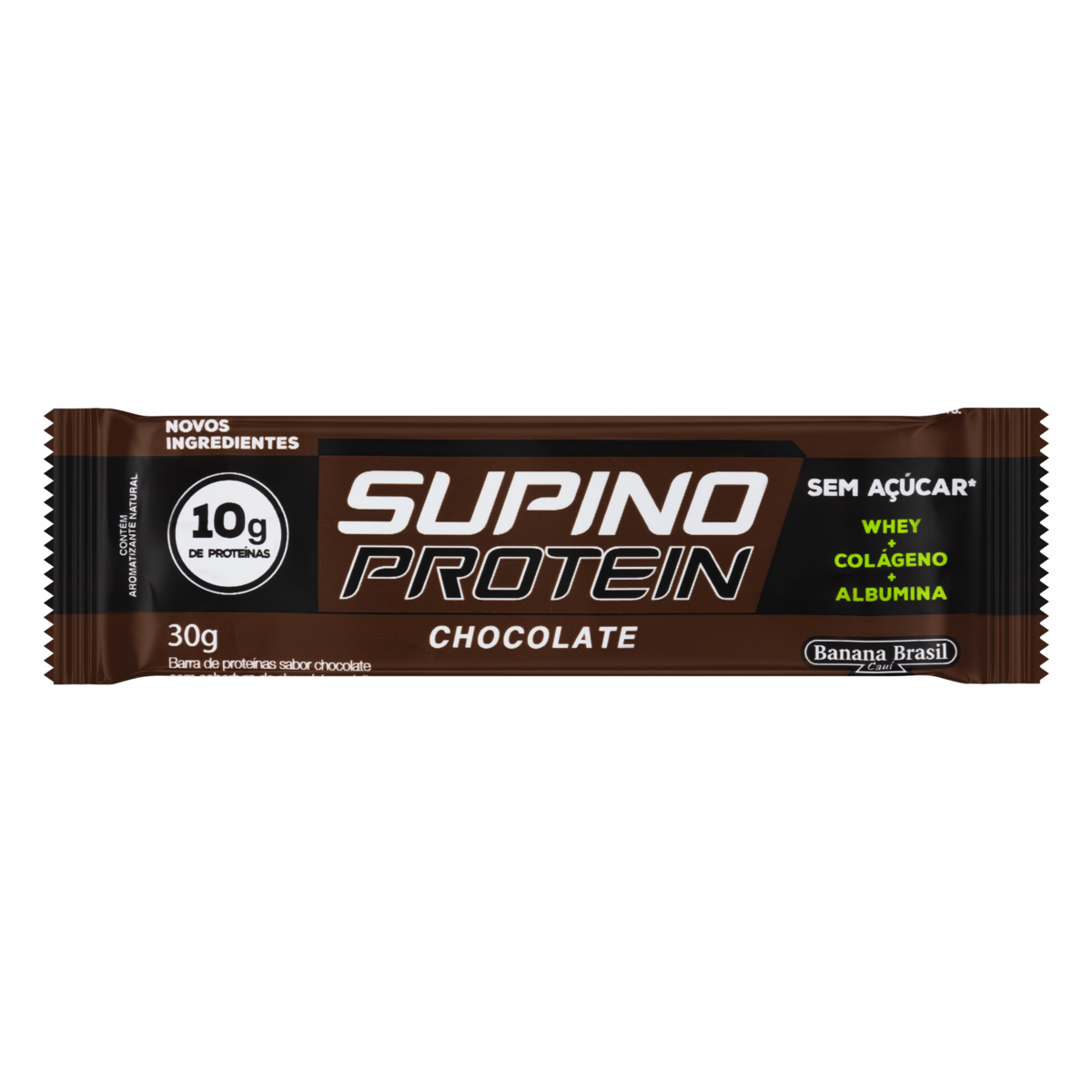 Barra De Cereal Supino Protein Chocolate Embalagem 30G
