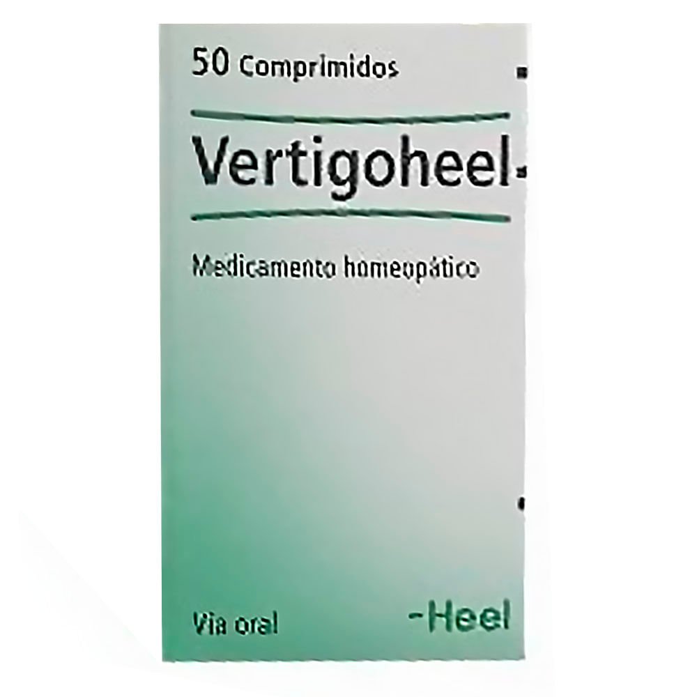 Vertigoheel Heel Do Brasil Frasco Com 50 Comprimidos
