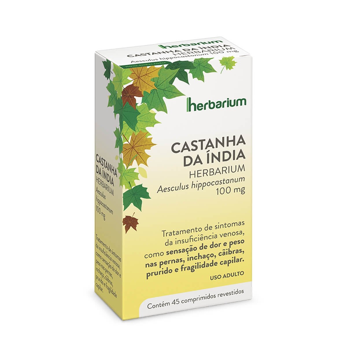 Castanha Da Índia 100Mg Herbarium 45 Comprimidos Revestidos