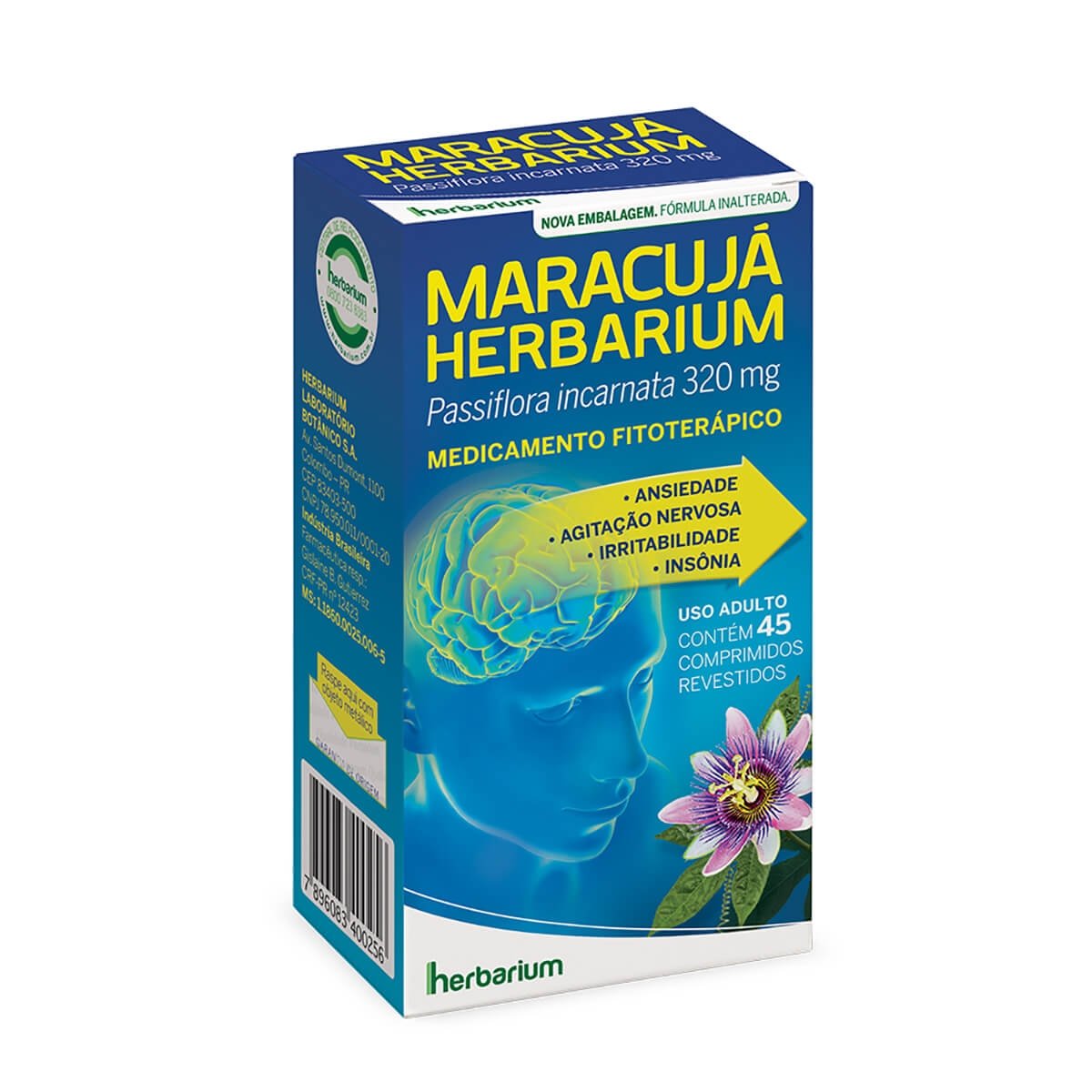 MARACUJA 320MG C/45CP (HRB)