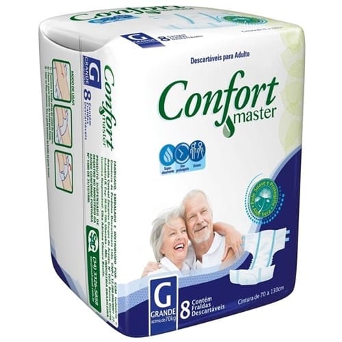 Fralda Geriatrica Confort Master G C/8