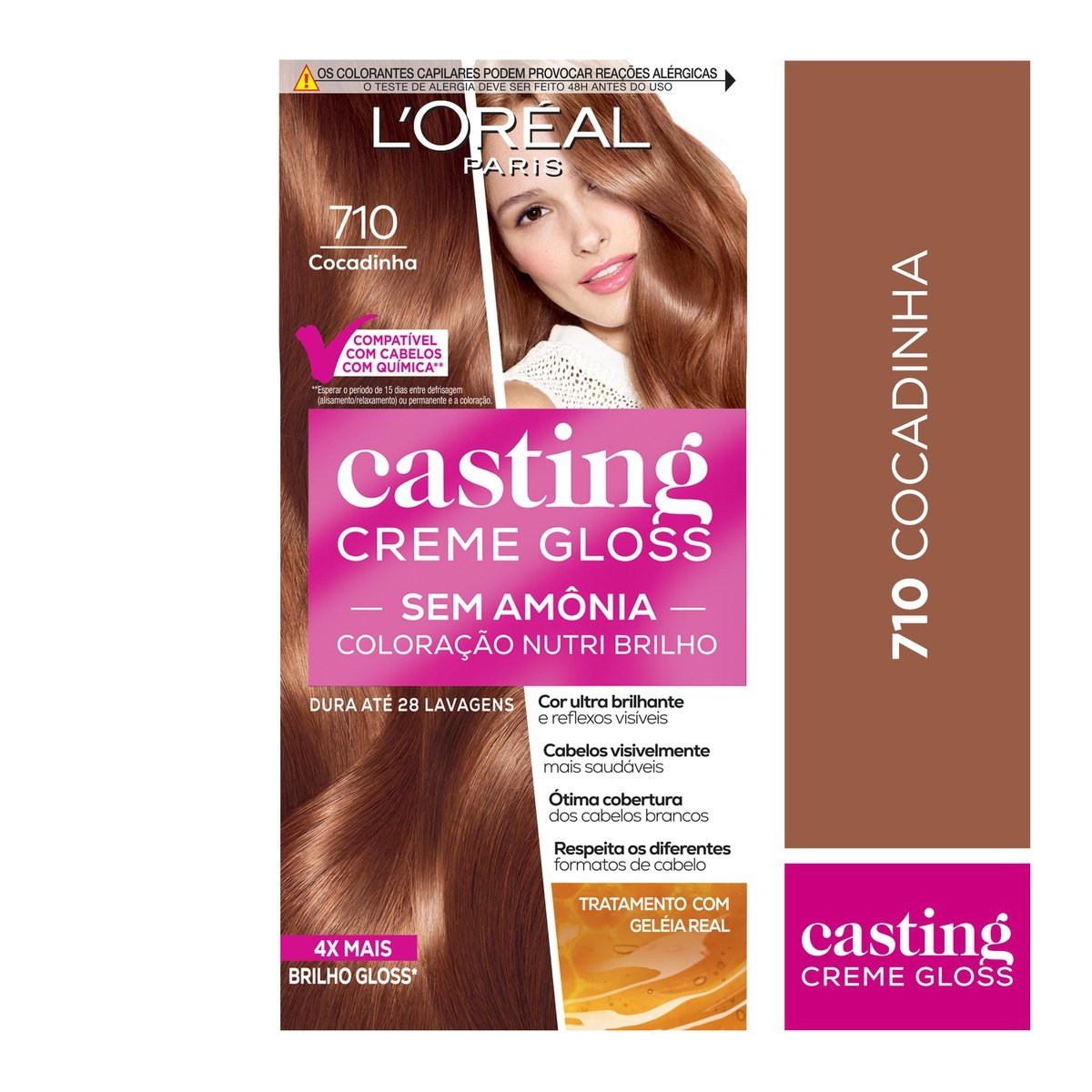 Tinta de Cabelo Casting Creme Gloss de 710 Cocadinha -LOREAL