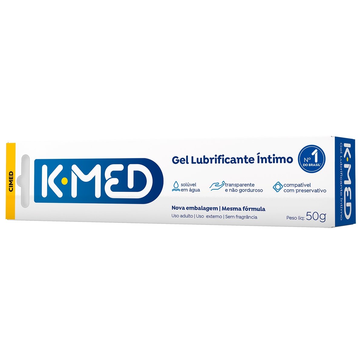 Gel Lubrificante Íntimo K-Med Caixa 50G
