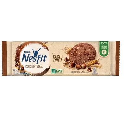 Cookie Sabor Cacau E Avelã Nesfit 60G