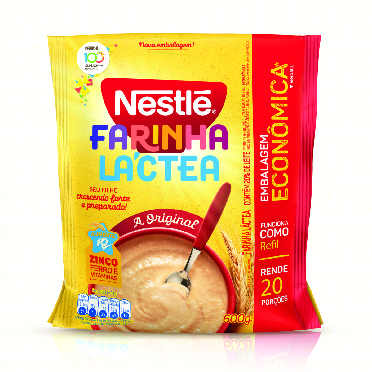 Farinha Láctea Tradicional Nestlé 600G