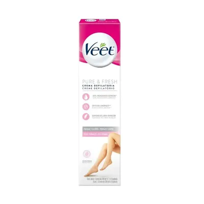 Creme Depil Veet Pure Fresh Pele Norm 200ml