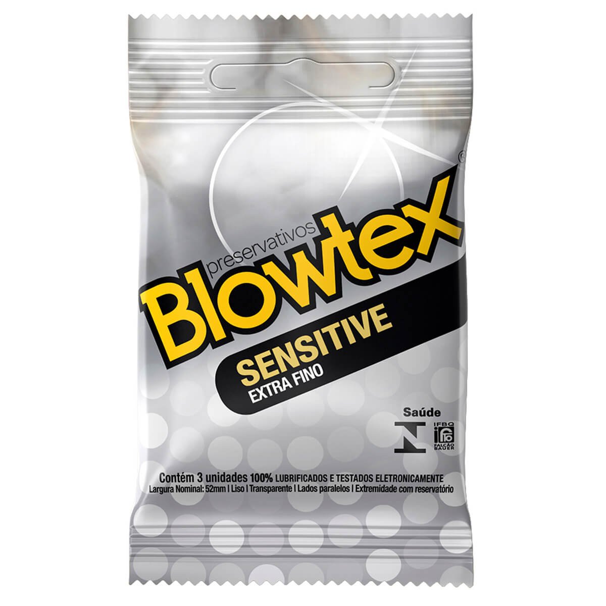 Preservativo Sensitive Extra Fino Blowtex 3Un