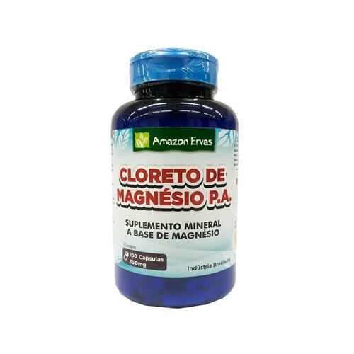 Cloreto de Magnésio 450MG Com 100 Cápsulas