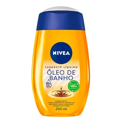 Sabonete Líquido Em Óleo Natural Oil Nivea 200Ml
