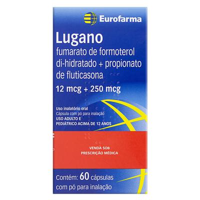 Lugano 12Mcg + 250Mcg Eurofarma Caixa Com 60 Cápsulas