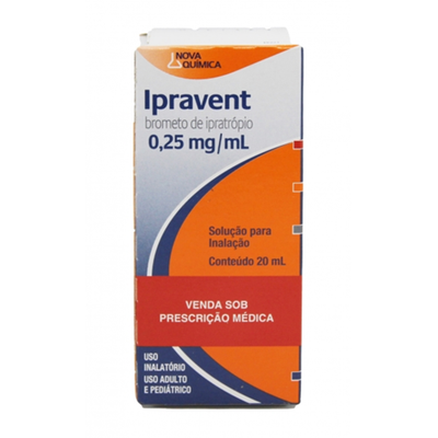 Ipravent 0,25Mg/Ml Nova Química Frasco 20Ml