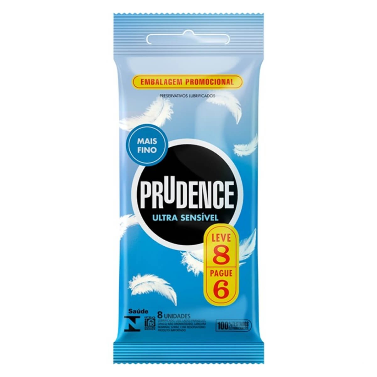 Preservativo Prudence Ultra Sensiv Leve 8 Pague 6