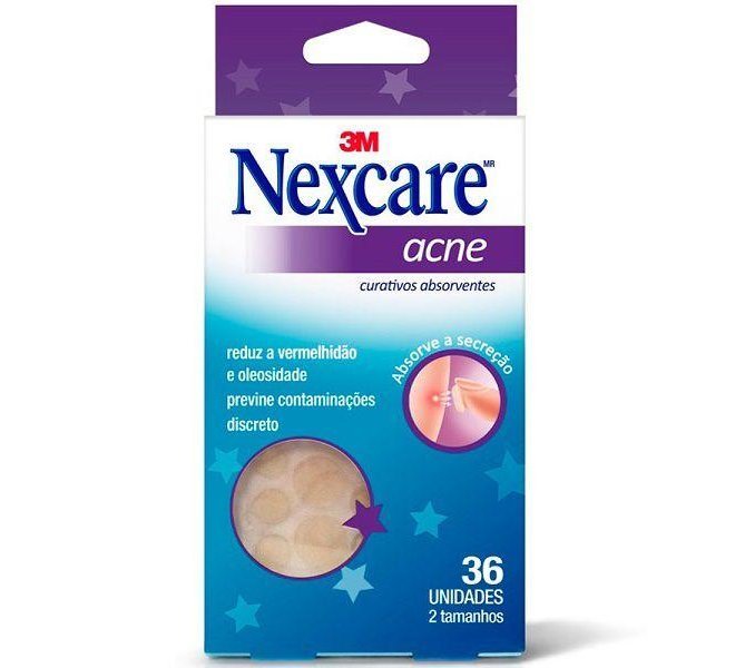 Curativo Absorvente para Acne 36 Unidades - NEXCARE