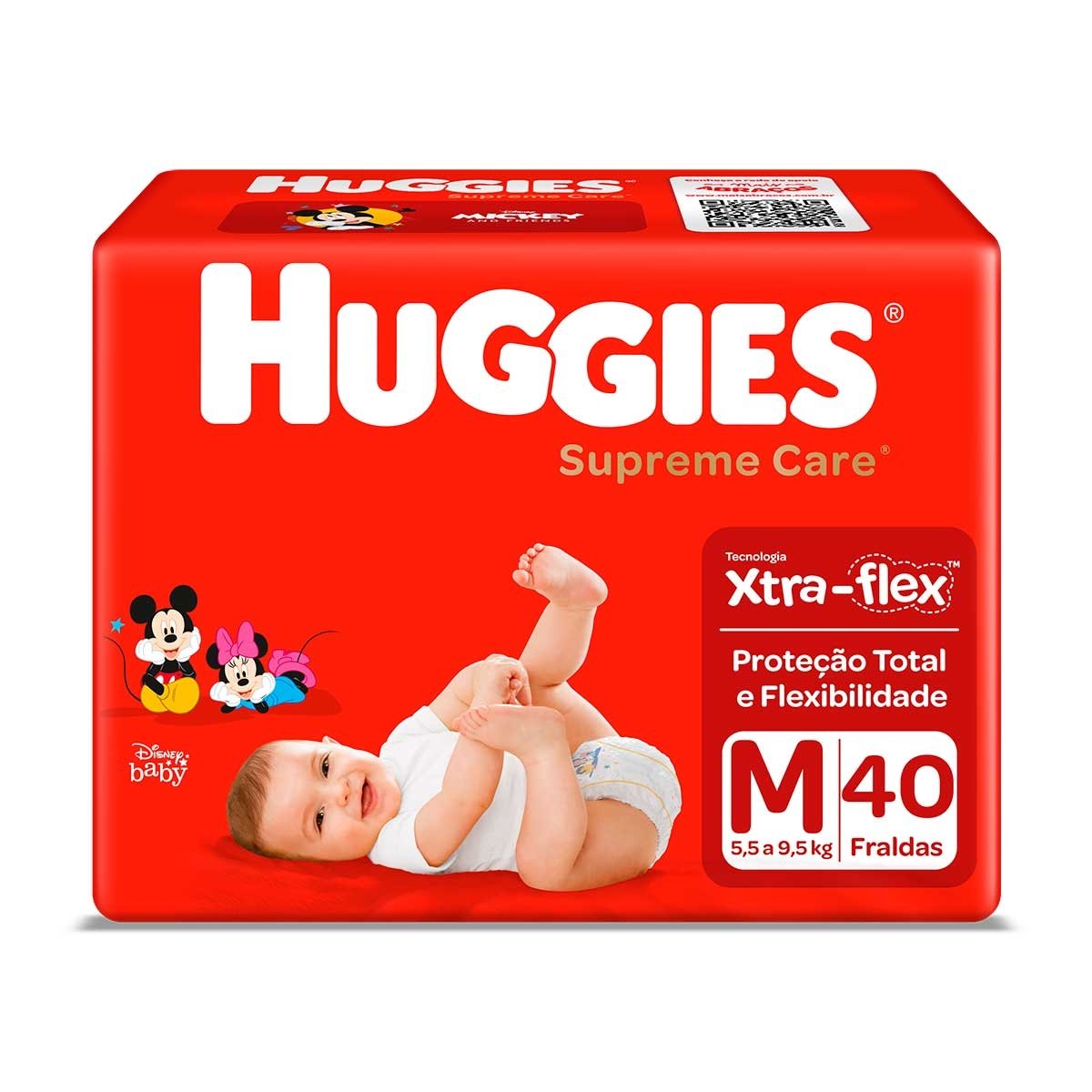 Fralda Supreme Care Huggies M 40Un