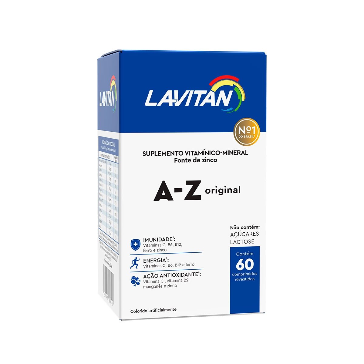 Suplemento Lavitan A-Z Original 60 Comprimidos Revestidos