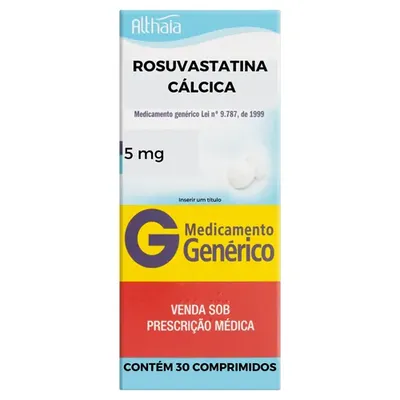 ROSUVASTATINA 5MG 30 COMPRIMIDOS