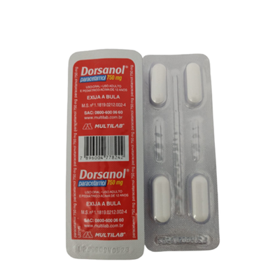 DORSANOL 750MG 4Comprimidos