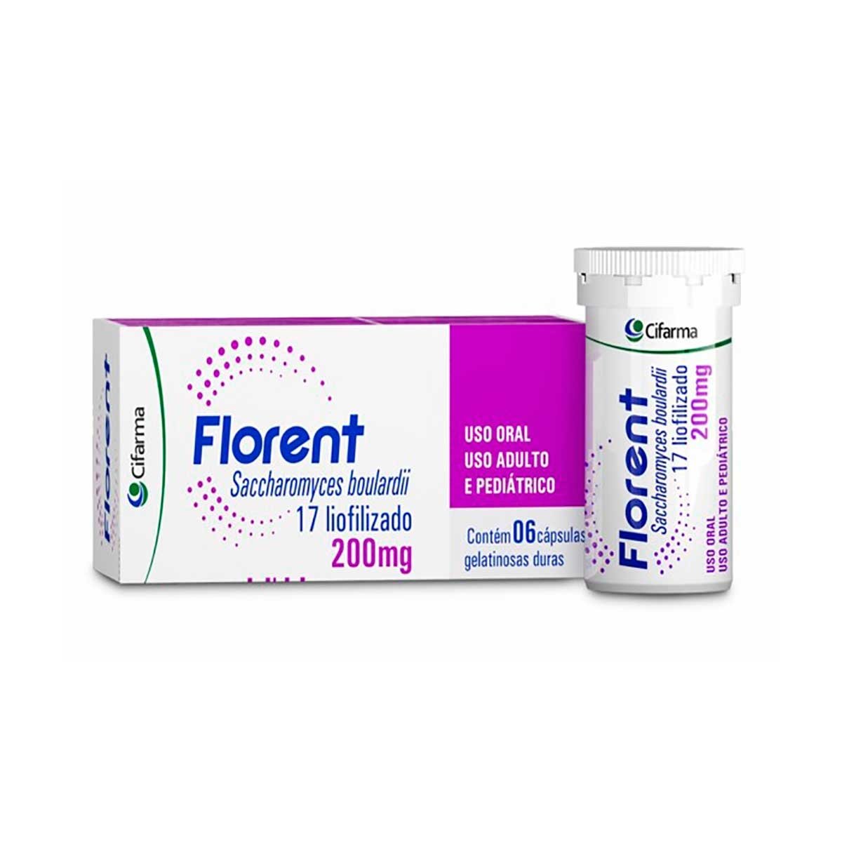 Florent 200MG Com 6 Cápsulas