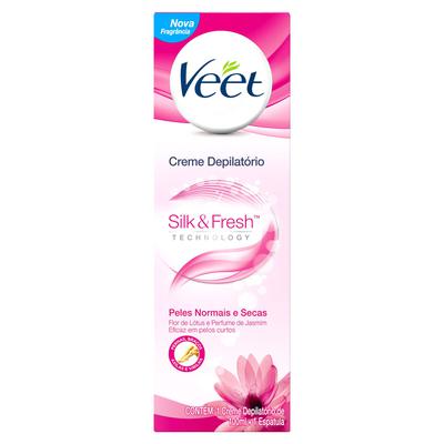 Creme Depilatório Veet Peles Normais E Secas Com 100 ml