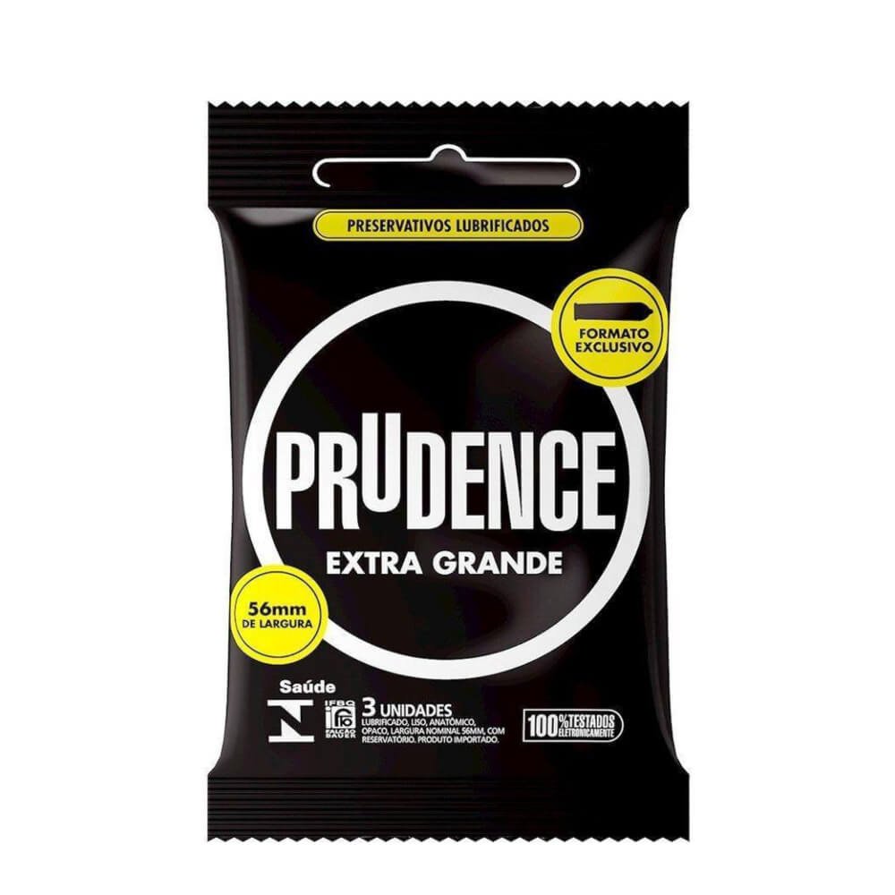 Preservativo Prudence Extra Grande Pacote 3Un
