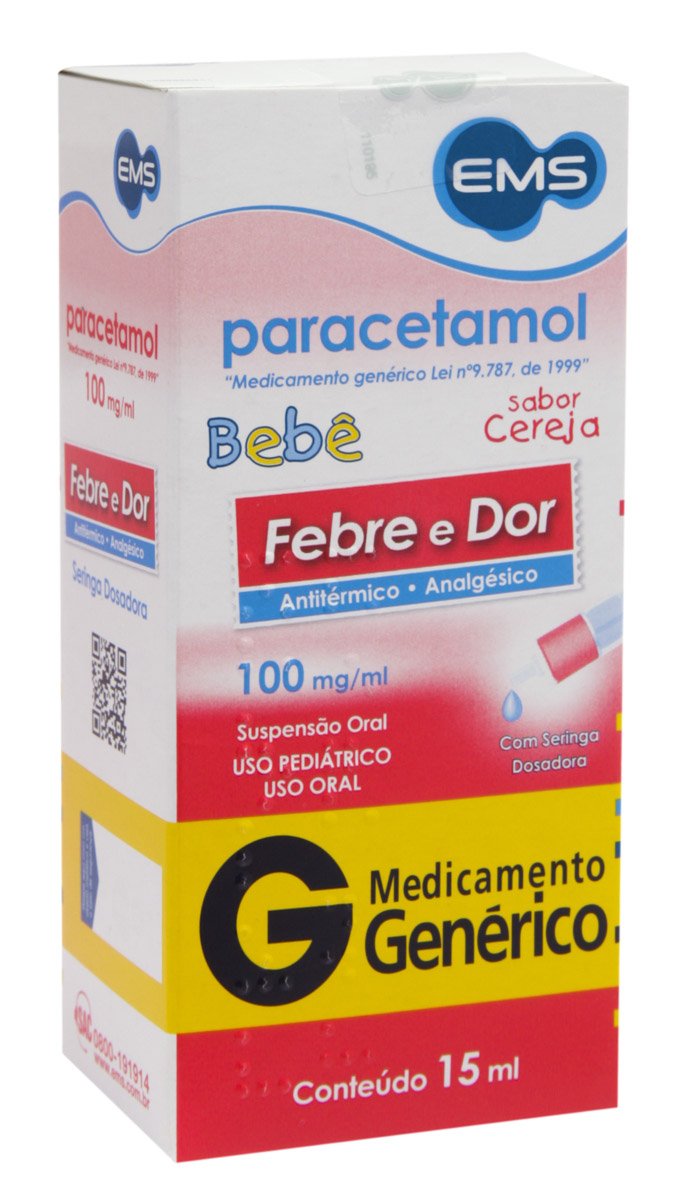 PARACETAMOL BEBE 100MG/ML SUS 15ML