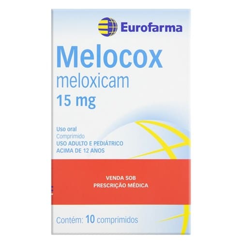 Melocox 15Mg Eurofarma Caixa Com 10 Comprimidos