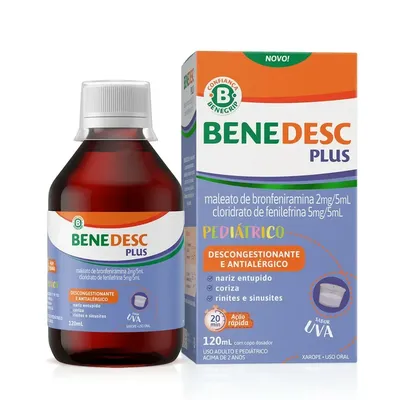 BENEDES PLUS 2MG/5ML UVA 120ML+COP(HCH)