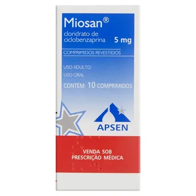Miosan 5Mg Apsen 10 Comprimidos