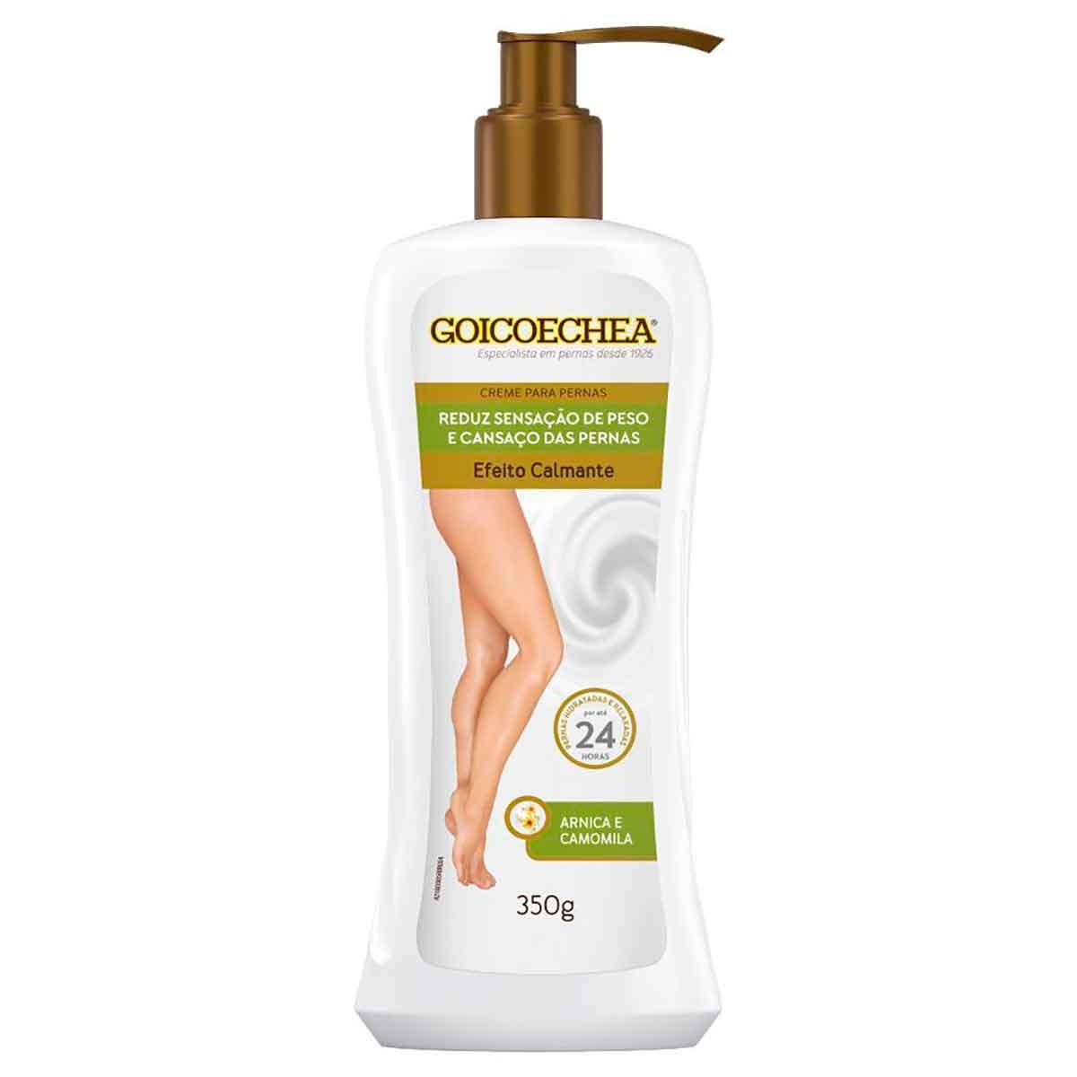 Creme Para Pernas Goicoechea Efeito Calmante Com 350G