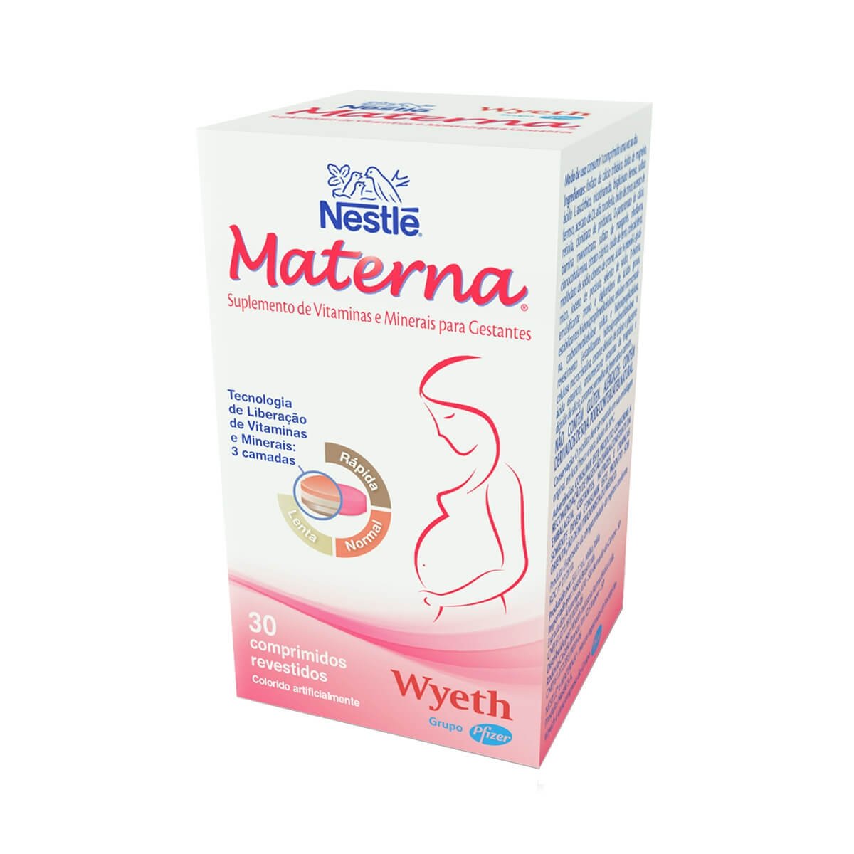Materna Wyeth Caixa Com 30 Comprimidos