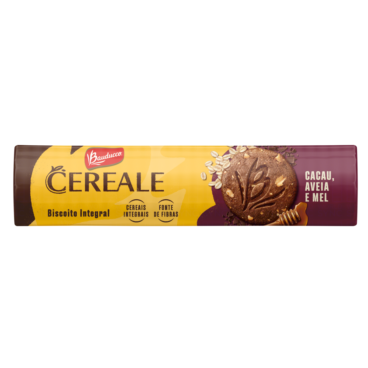 Biscoito Cereale Cacau, Aveia e Mel 170g - BAUDUCCO