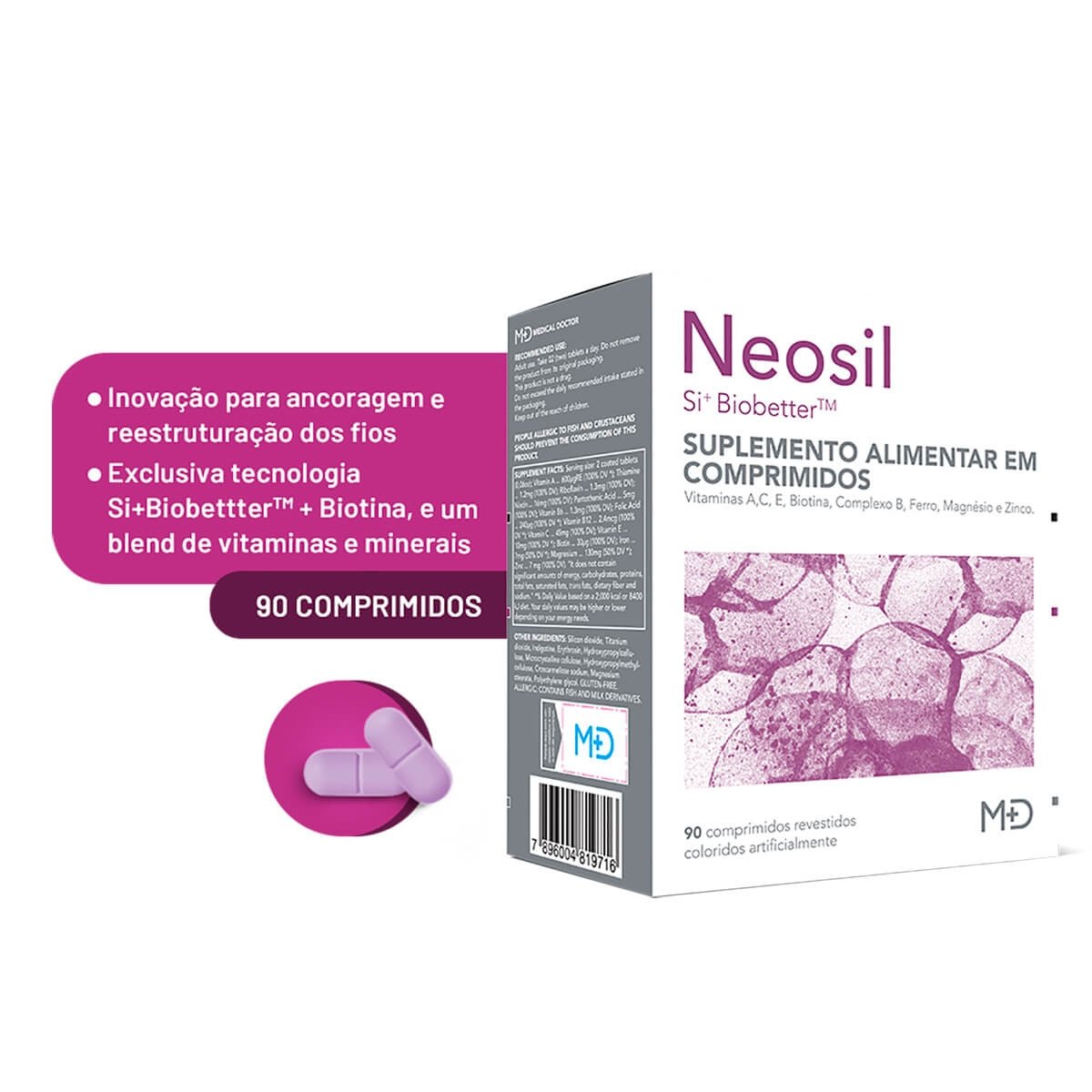 NEOSIL 50MG 90COMPRIMIDOS